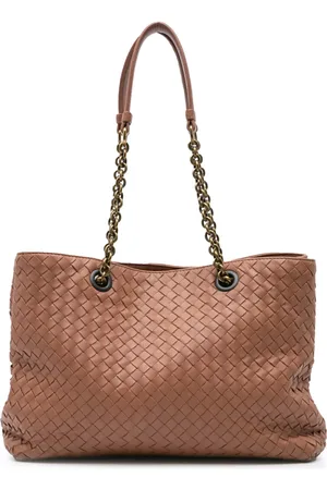 Bottega Veneta 2012-2024 Large Nappa Intrecciato Classic Chain Strap tote bag