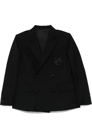 SACAI Logo-appliqué blazer