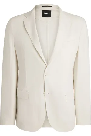 HUGO BOSS Linen-blend blazer