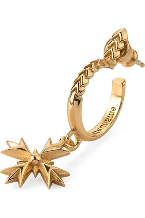 EMANUELE BICOCCHI EB Crest silver hoop earring