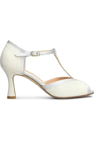 Julie Dee 80mm leather pumps