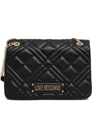 Moschino Logo-patch cross body bag