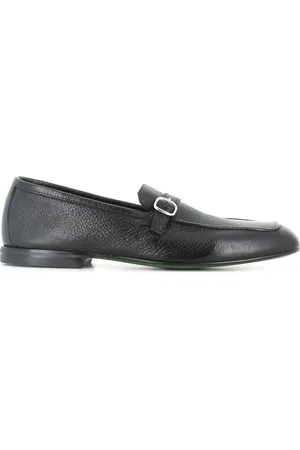 Green george Buckle-detail loafers