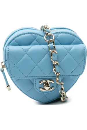 CHANEL 2021 Mini Lambskin CC in Love Heart belt bag