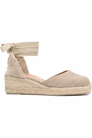 CASTA Lace-up wedge espadrilles