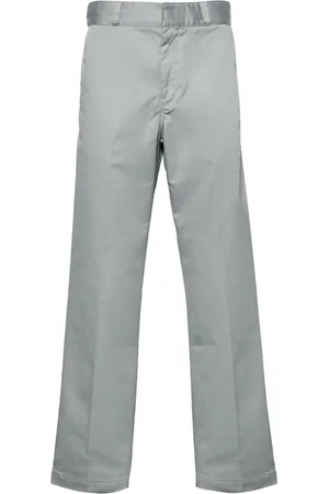 HUGO BOSS Pressed-crease straight-leg trousers