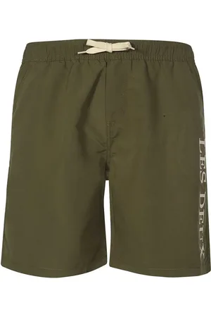 Les Deux Logo-print swim shorts