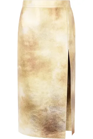 Roberto Cavalli Leather pencil skirt