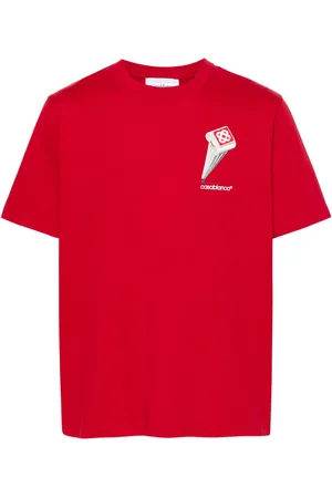 Casablanca Leaning Column-print T-shirt