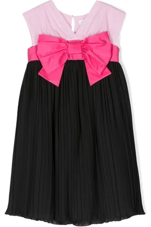 MONNALISA Bow-detailing sleeveless dress