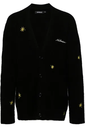 Nahmias Sunshine logo-embroidered cardigan