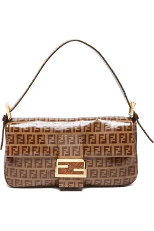 Fendi 2000-2020s Zucchino-pattern shoulder bag
