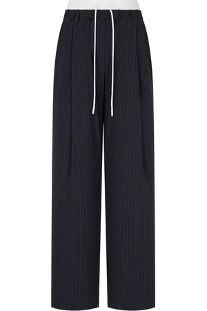 Studio Tomboy Pinstripe wide-leg trousers