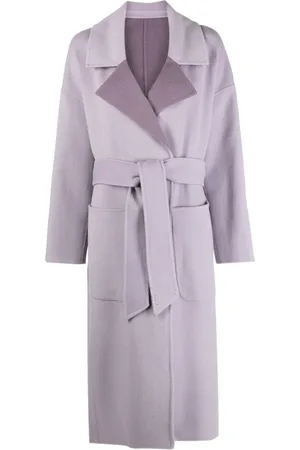 Calvin Klein Df wool reversible wrap-coat