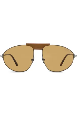 Tom Ford Ken metal pilot sunglasses