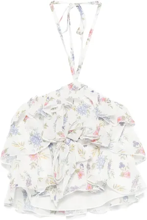 MISS GRANT Floral-print top