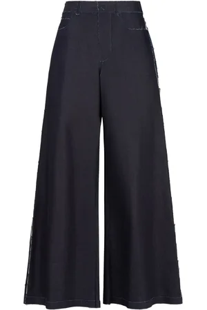 Marni Stretch-cotton wide-leg jeans