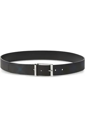Burberry London check leather belt