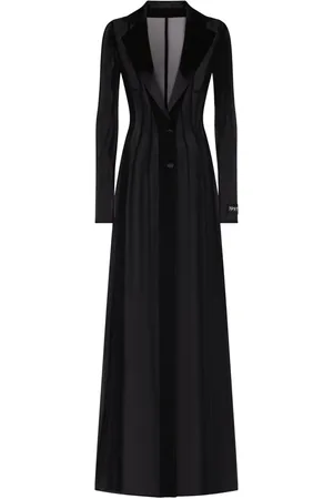 Dolce & Gabbana Shawl-lapel long-sleeve dress