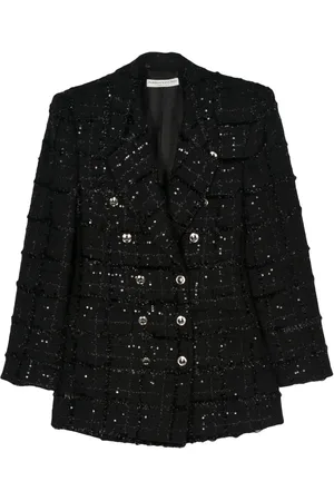 Alessandra Rich Double-breasted tweed blazer