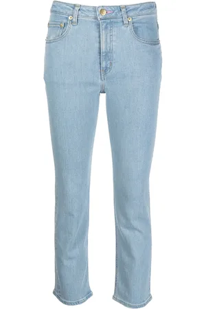 TU ES MON TRESOR The Rose Quartz mid-rise cropped skinny jeans