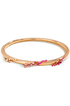 Ananya 18K rose gold Scatter multi-stone bangle
