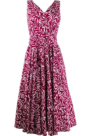 SAMANTHA SUNG Aster floral print dress