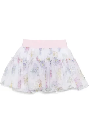 MONNALISA Floral-print skirt