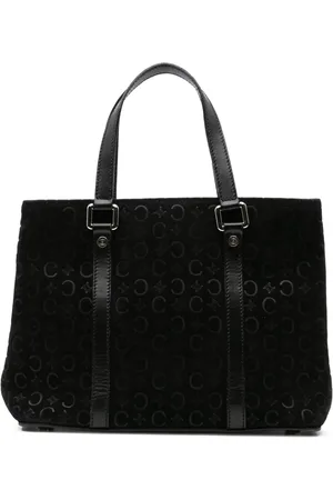 Céline 20th Century C Macadam Suede handbag