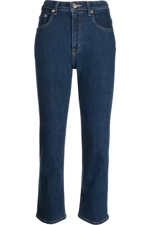 TU ES MON TRESOR The Rose Quartz mid-rise cropped skinny jeans