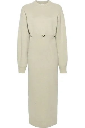 Nanushka Modular merino midi dress