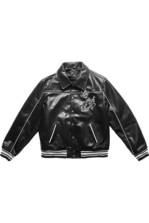 Sky High Farm Stripe-trim bomber jacket
