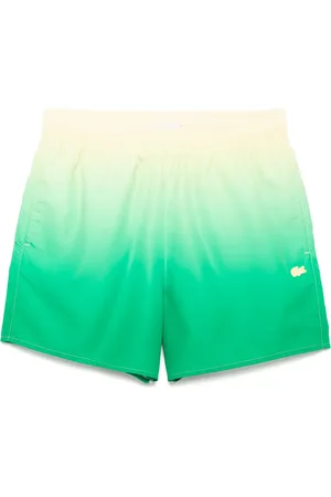 Lacoste Ombr?? print swim shorts