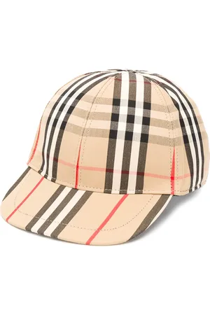 Burberry Plaid print baseball cap
