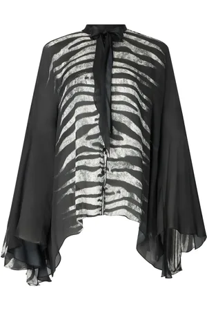 Roberto Cavalli Printed silk blouse