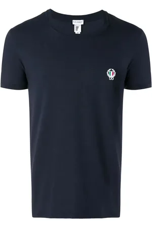 Dolce & Gabbana Crest-embroidered lounge T-shirt