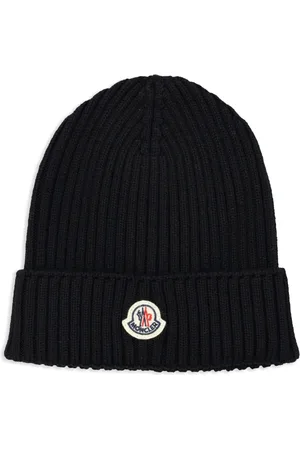 Moncler Logo patch wool beanie