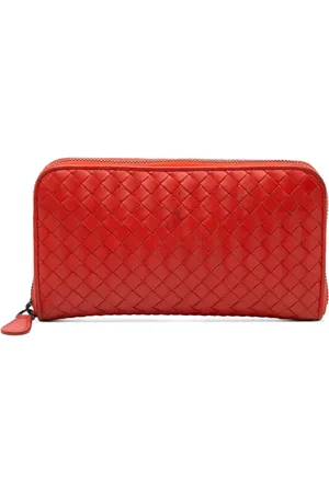 Bottega Veneta 2011 Nappa Intrecciato Zip Around Wallet long wallets