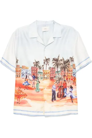 CHE Sprit of Santiago Placement print shirt