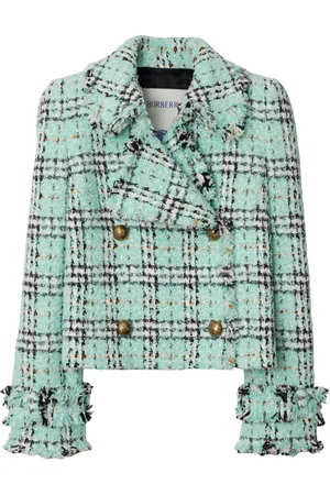 Burberry Checked bouclé jacket