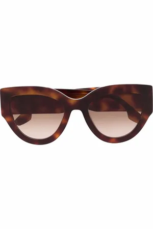 Victoria Beckham Tortoiseshell-effect cat-eye sunglasses