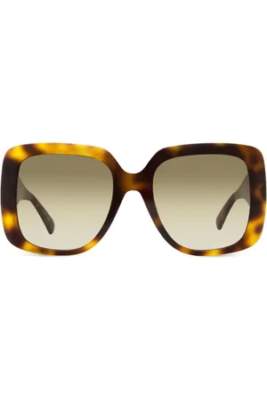 Longchamp Tortoiseshell oversized sunglasses