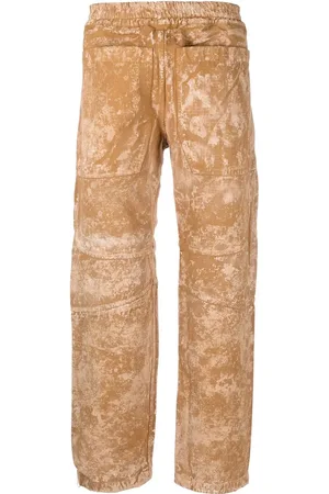 RANRA Oss bleached-effect ripstop trousers