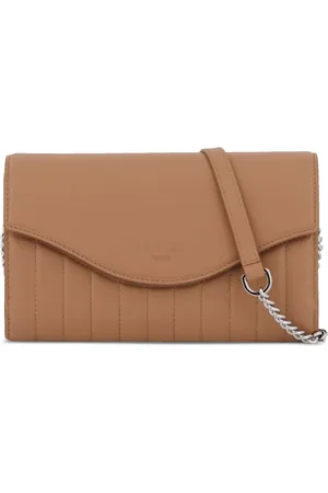 LANCEL Leather chain wallet
