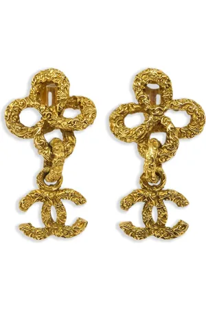 CHANEL 1993 Interlocking CC earrings