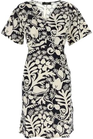 Max Mara Lucas leaf-print dress