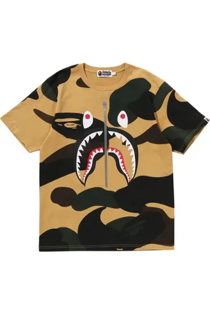 A Bathing Ape Shark Attack camouflage T-shirt