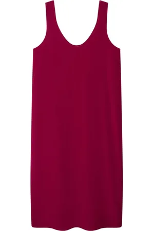 Another Tomorrow Silk tank dress