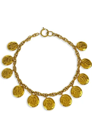CHANEL 1990-2000s medallion-detailed necklace