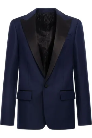 Roberto Cavalli Satin-trim blazer